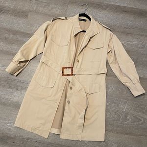 Beige Trench Coat